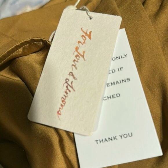 For Love and Lemons twinkle top camel L - Picture 4 of 8